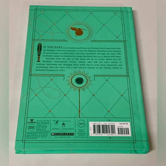 J.K. Rowling QUIDDITCH Through the Ages Hardcover Book - Picture 5 of 5